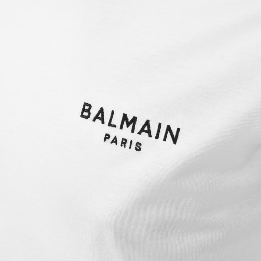 Alternative Image for ProductBalmain Logo T Shirt White3